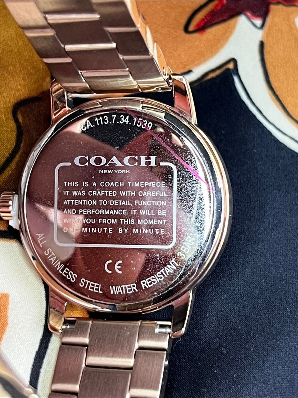 Coach Grand Rose Gold - Horse & Carriage Bracelet Watch - Picture 3 of 3